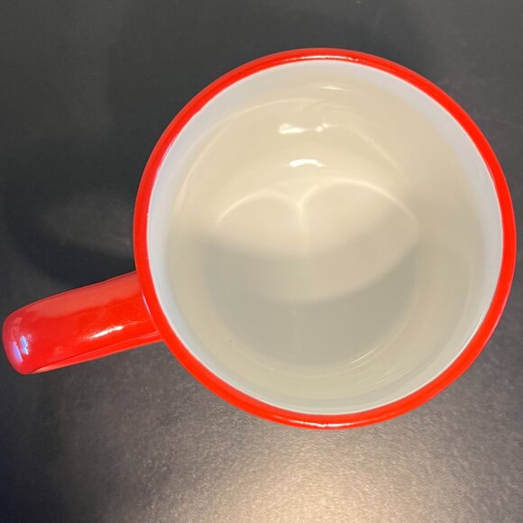 M&M’s Mars “RED LOOKS GOOD ON ME” Red Anthropomorphic Spokescandy Ceramic Mug - Picture 7 of 9